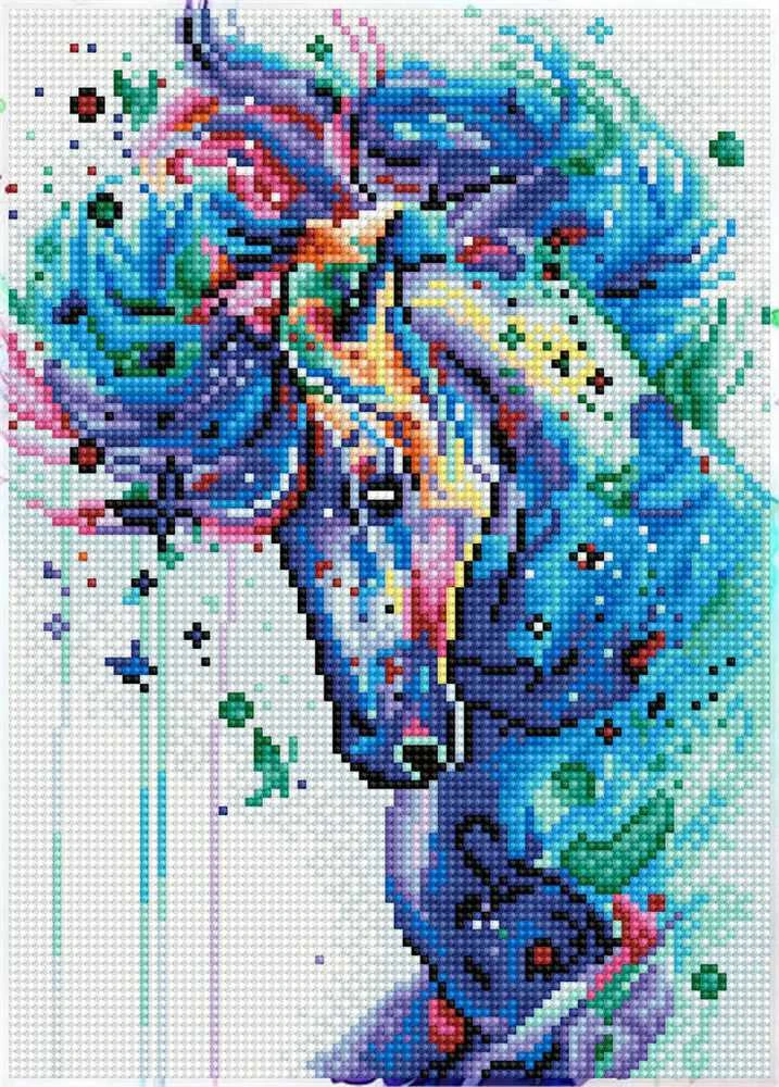 Diamond Dotz Deimantinė mozaika MYSTICAL STALLION 35x25 cm