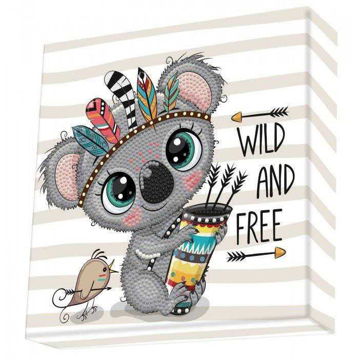 Diamond Dotz Deimantinė mozaika WILD FREE 22x22 cm