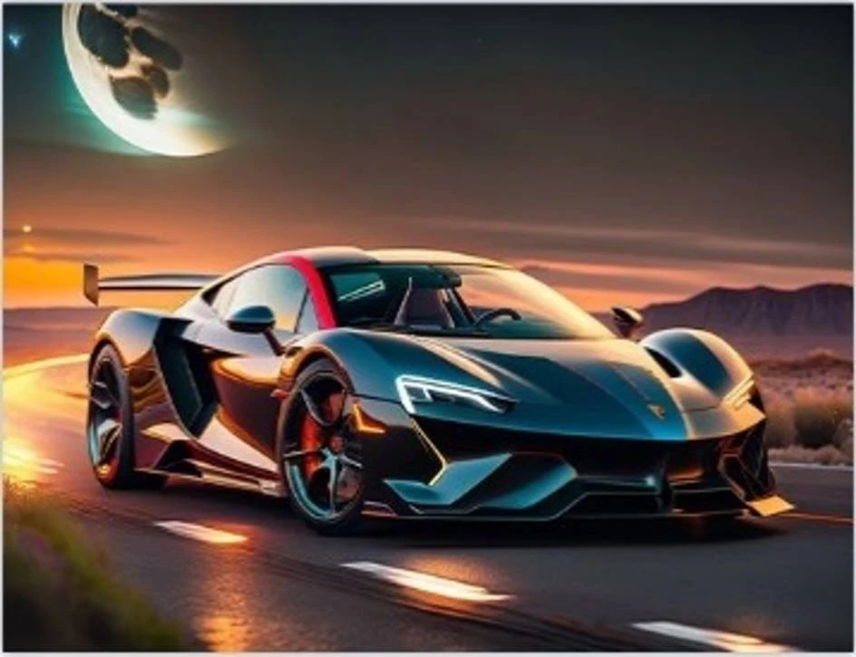 Deimantinė mozaikinė Ferrari naktinis nr. 1009416 Norimpex