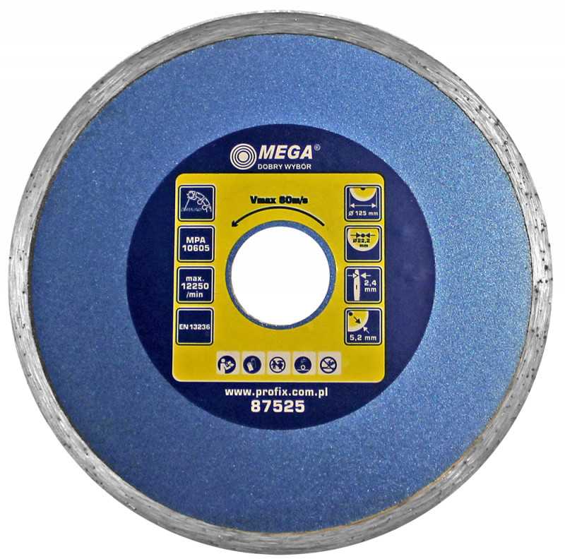 Deimantinis diskas BCN Mega 125x22mm plytelėms