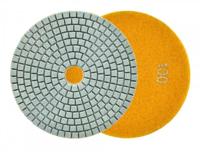 Geko Deimantinis diskas šlapiam poliravimui 125 mm, grūdėtumas 100