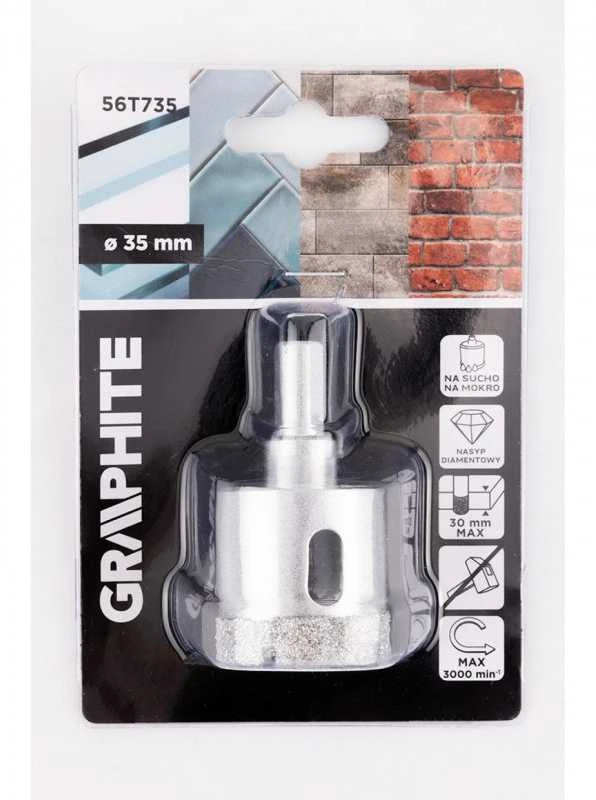 Deimantinis grąžtas GRAPHITE 56T735 35 mm