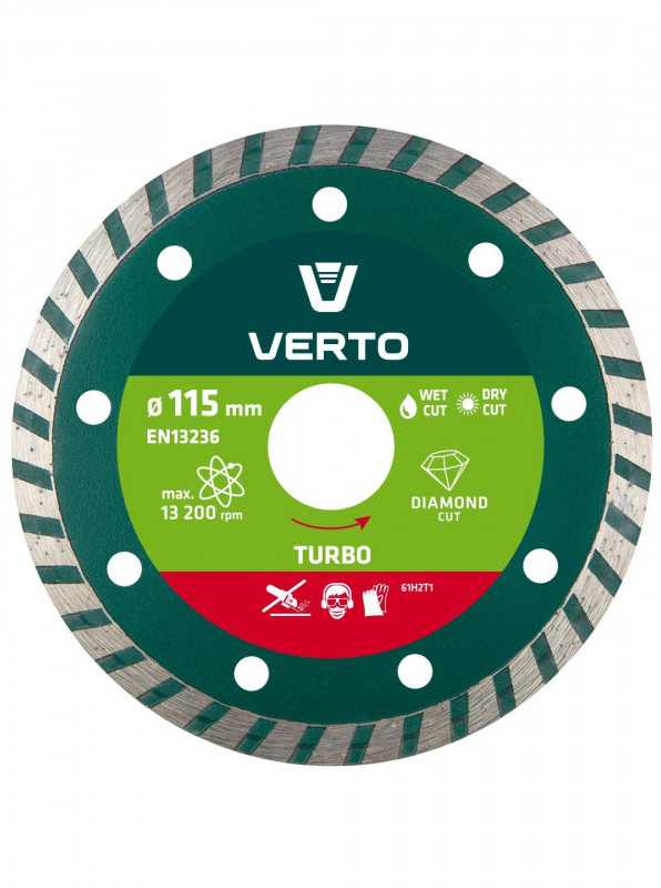 Verto Diamond gelež geležtė 115x22,2mm turbina