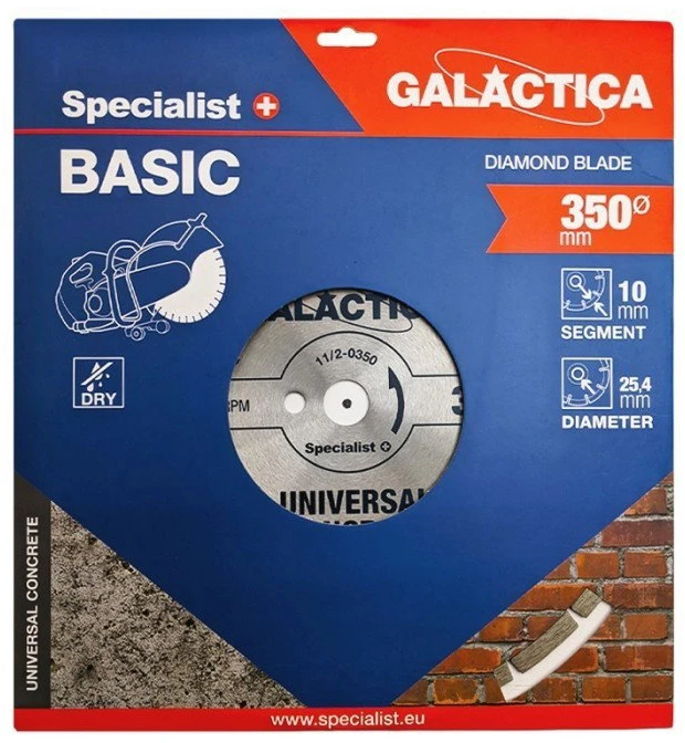 SPECIALIST+ deim. diskas GALACTICA, 350x10x25,4 mm