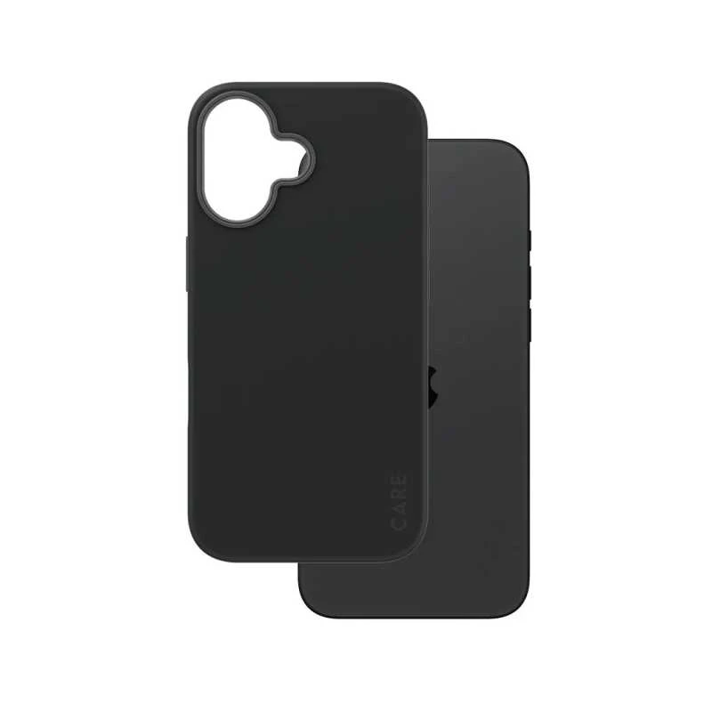 Panzer Glass CARE by PanzerGlass Fashion Case Apple iPhone 16 6.1" dėklas telefonui juodos spalvos/dėklas telefonui juodos spalvos MagSafe 1377