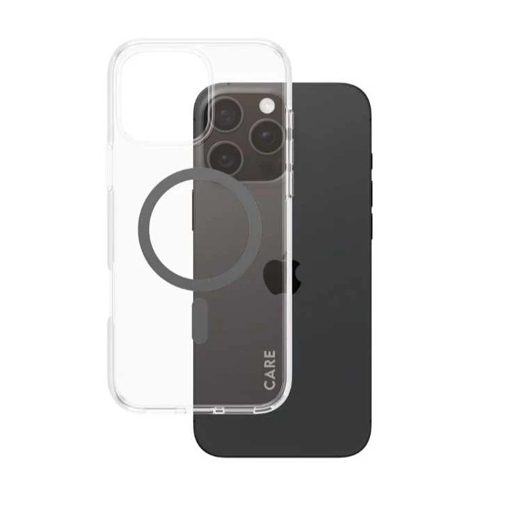 Panzer Glass CARE Flagship Case | Galinis viršelis | Apple | iPhone 16 Pro Max | Perdirbtas plastikas | Skaidrus | MagSafe