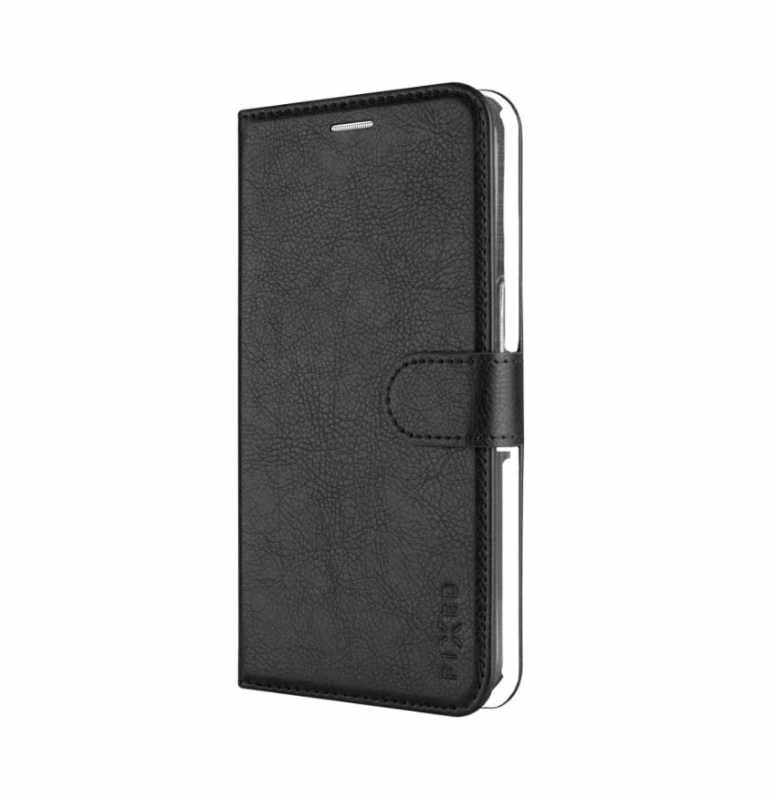 Fixed Fiksuotas Opus | Knygų dėklas | Apple | iPhone 16 | Oda | Juodas