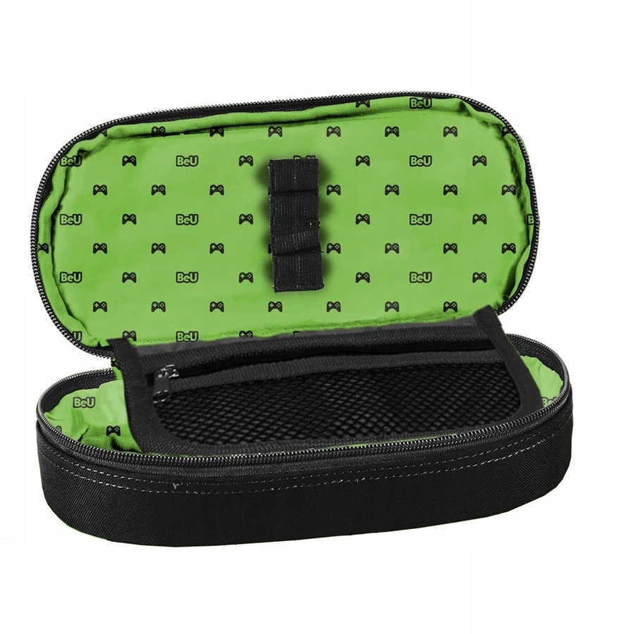 Dėklas mokyklai Paso Beuniq Game Pads, juodas