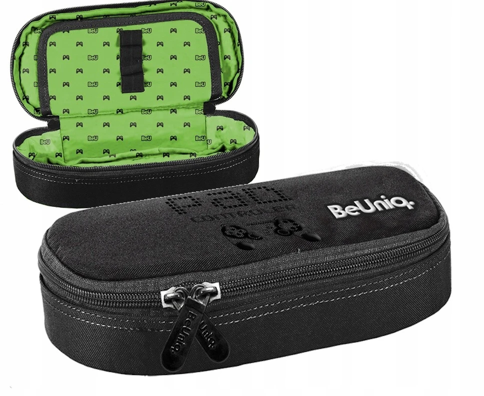 Dėklas mokyklai Paso Beuniq Game Pads, juodas