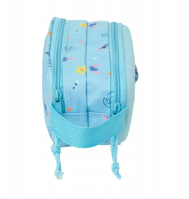 Dėklas su 2 skyriais Safta Stitch 3d – mokyklinis, universalus