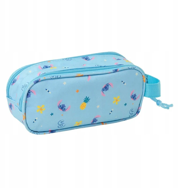 Dėklas su 2 skyriais Safta Stitch 3d – mokyklinis, universalus