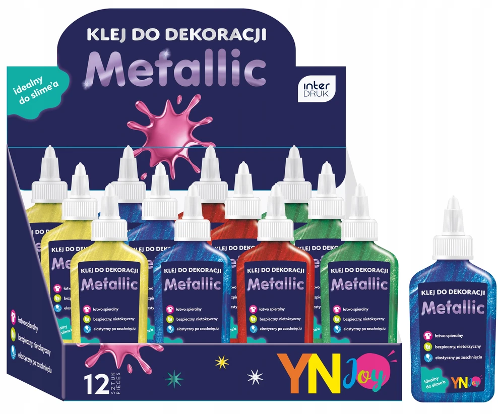 Dekomo klijai Metallic mix - INTERDRUK