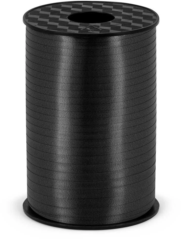 Party Deco Juostelė balionams juoda 5mm/225m