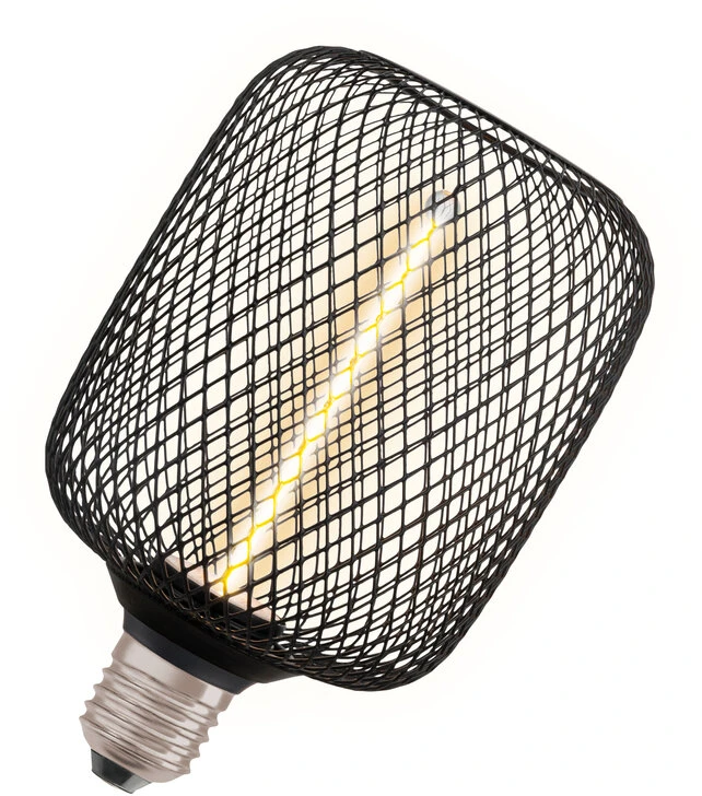 Dekoratyvinė LED lemputė OSRAM DECO, E27 SQ100GD, 3,5 W, 1800K, 150 lm, NON-DIM, aukso sp