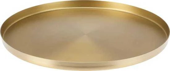Home Styling Collection Dekoratyvinė lėkštė MARBLE, juodos sp., ø28 cm