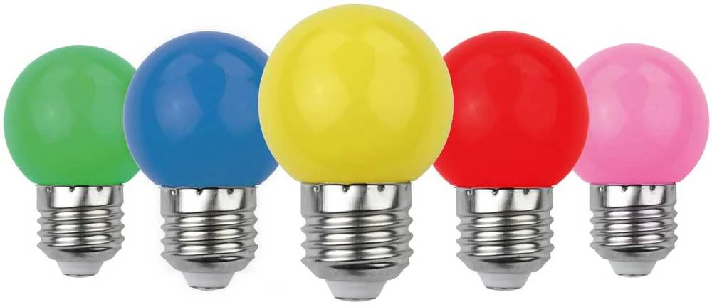 Avide LED lemputės 1W E27 Decor, 5 vnt.