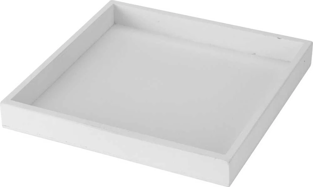 Home Styling Collection Dekoratyvinis medinis padėklas WOOD, pilkos sp., 40 x 14 x 3,2 cm