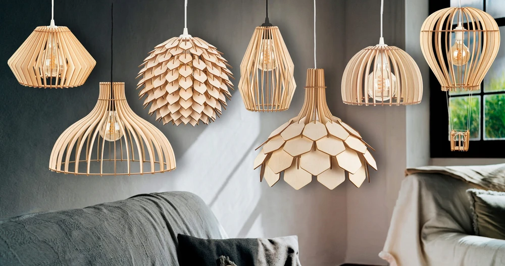 Deku - Balon Lampa dziecięca wisząca drewniana
