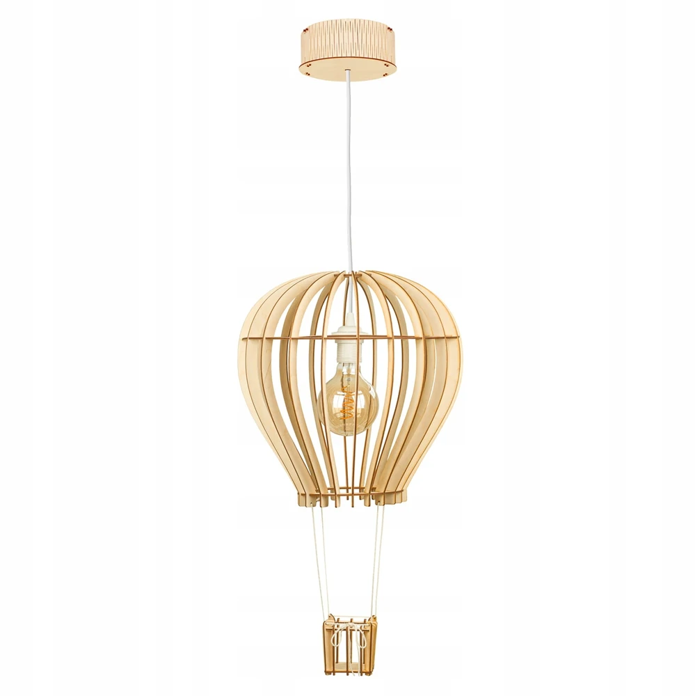 Deku - Balon Lampa dziecięca wisząca drewniana