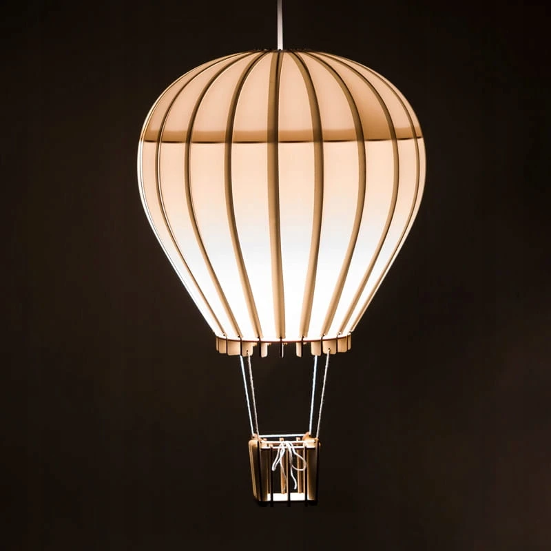 Deku Balon Lampa wisząca dekoracyjna drewniana