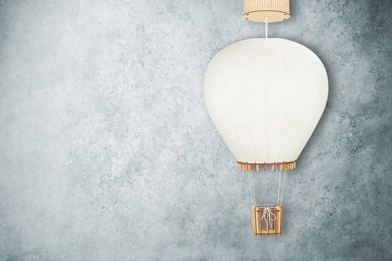 Deku Balon Lampa wisząca dekoracyjna drewniana