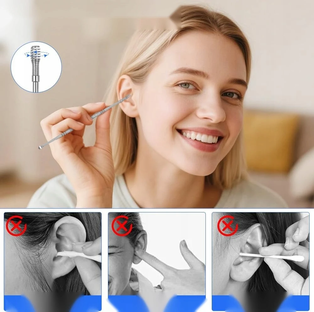 DĖL EARS 8 Vnt. NERŪDIJANČIO PLIENO DĖKLAS DARBINIAI NAUDOJIMAI ĮRANKIAI HIGIENA