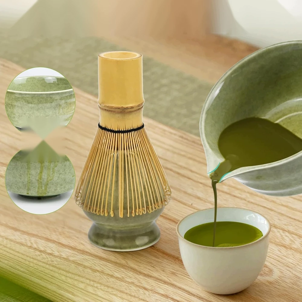 DĖL MATCHA 5 Vnt. KERAMINIŲ ŠLELČIŲ ŠAUKŠTAS KOŠTUVO DOVANA