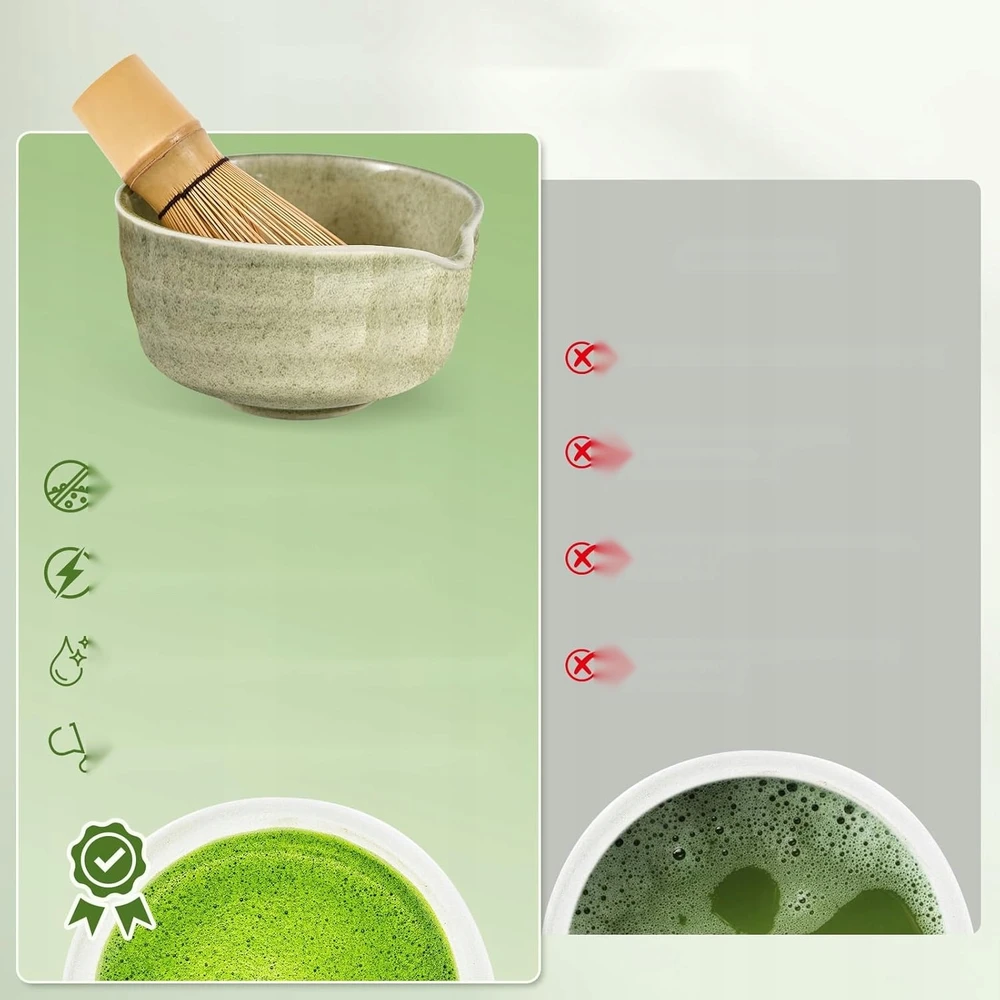 DĖL MATCHA 6 Vnt. BUSTER BOWL Žalias CERAMIC BAMBO
