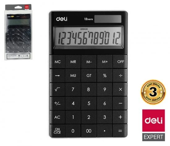 Deli 1589p biuro skaičiuoklis
