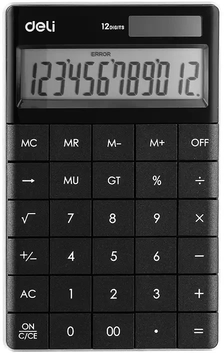 Deli 1589p biuro skaičiuoklis