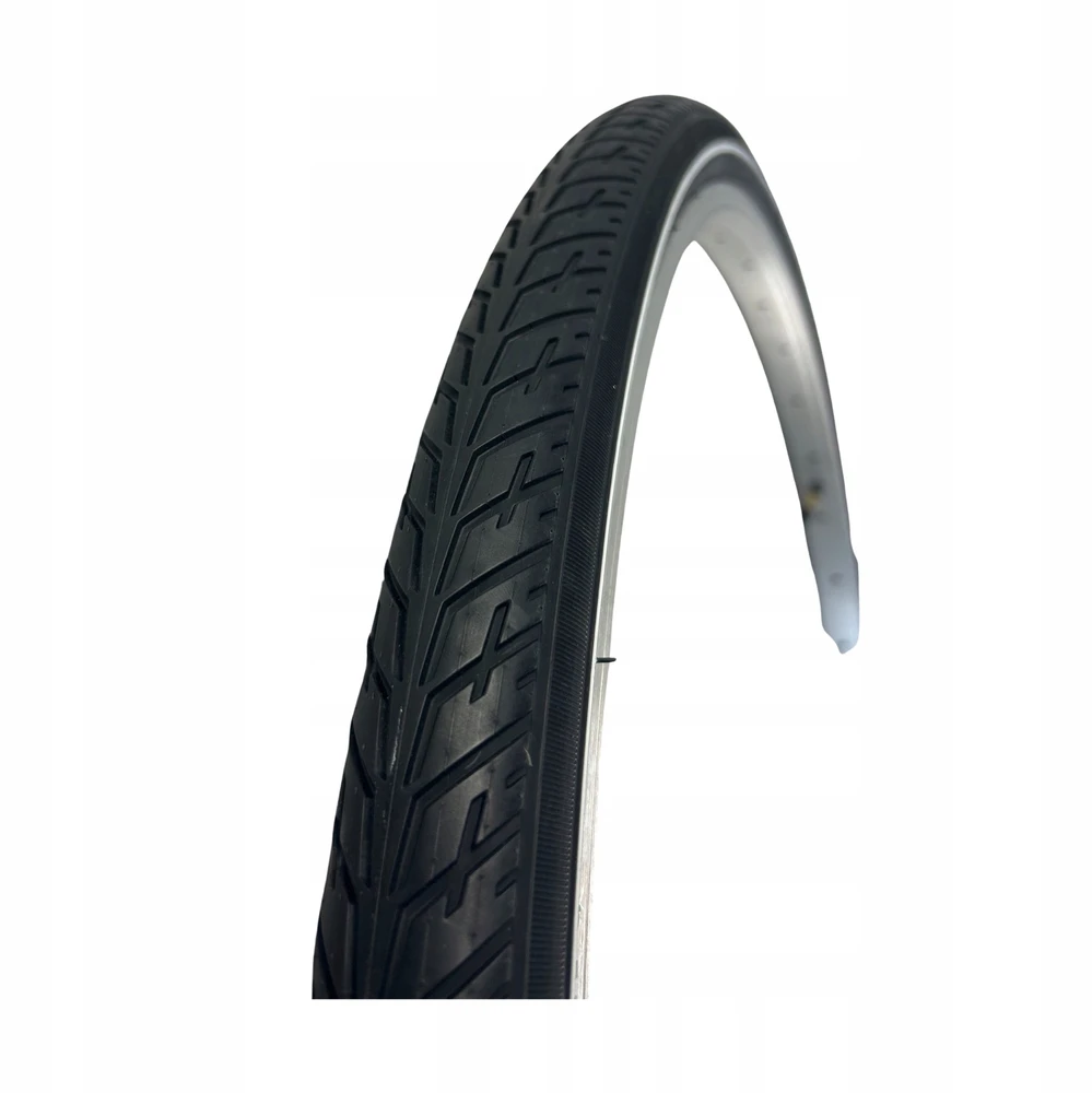 DELI padanga 28x1,75 700x45C SA-209 BK juoda su balta linija miesto dviratis