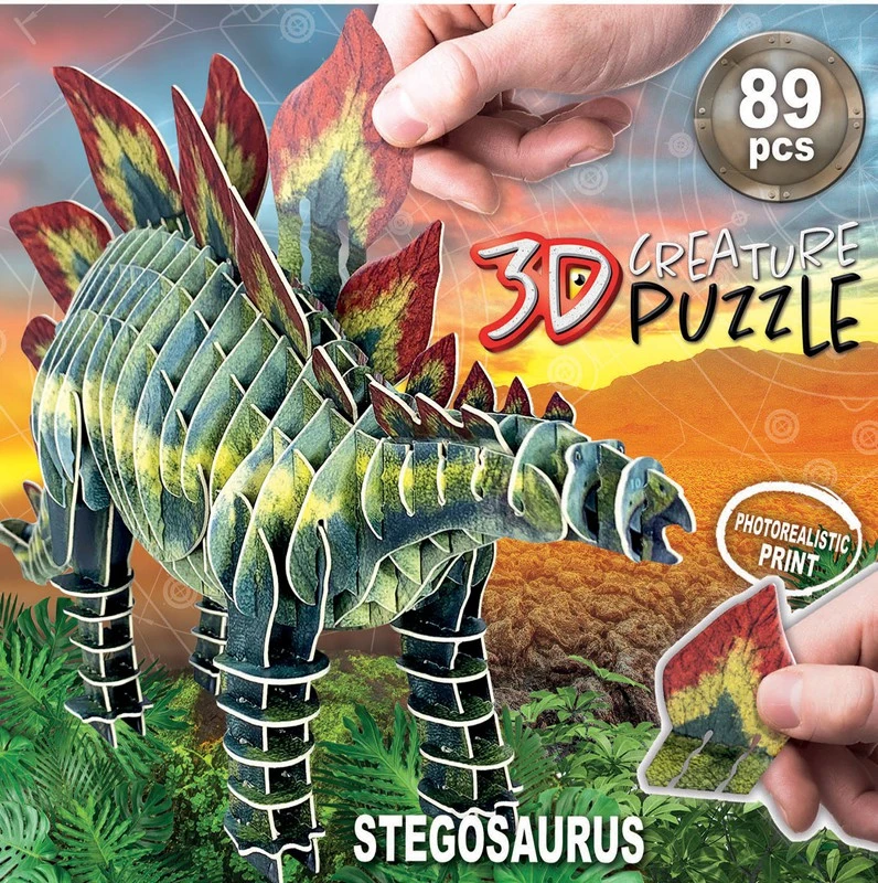 Educa Dėlionė 3D STEGOSAURAS 6-99 metų