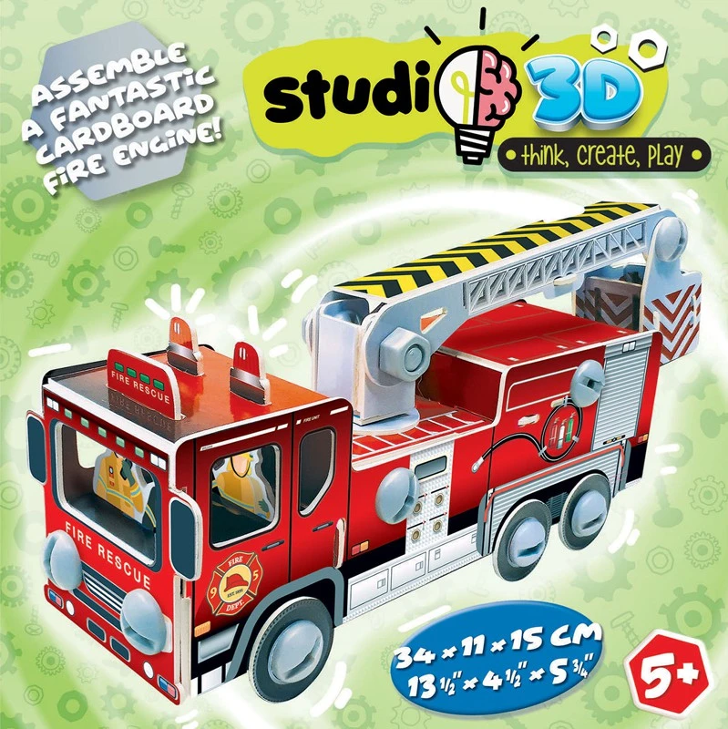 Educa Dėlionė 3D UGNEGESIŲ MAŠINA 5-7 metų