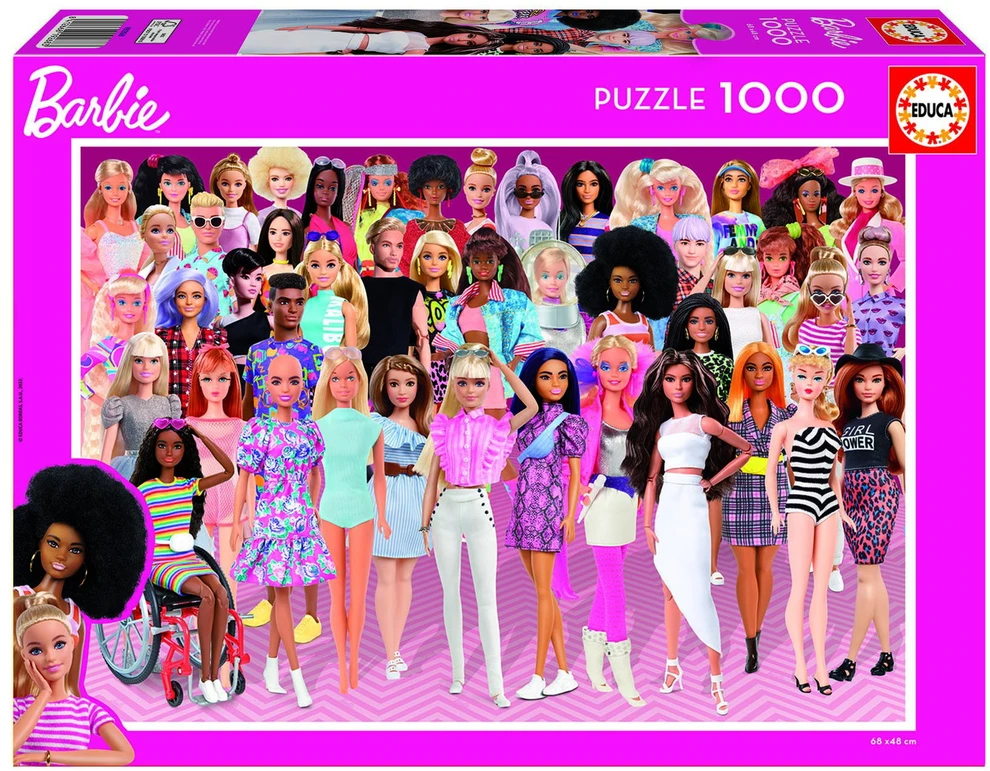 Educa dėlionė 1000 vnt. - Barbie