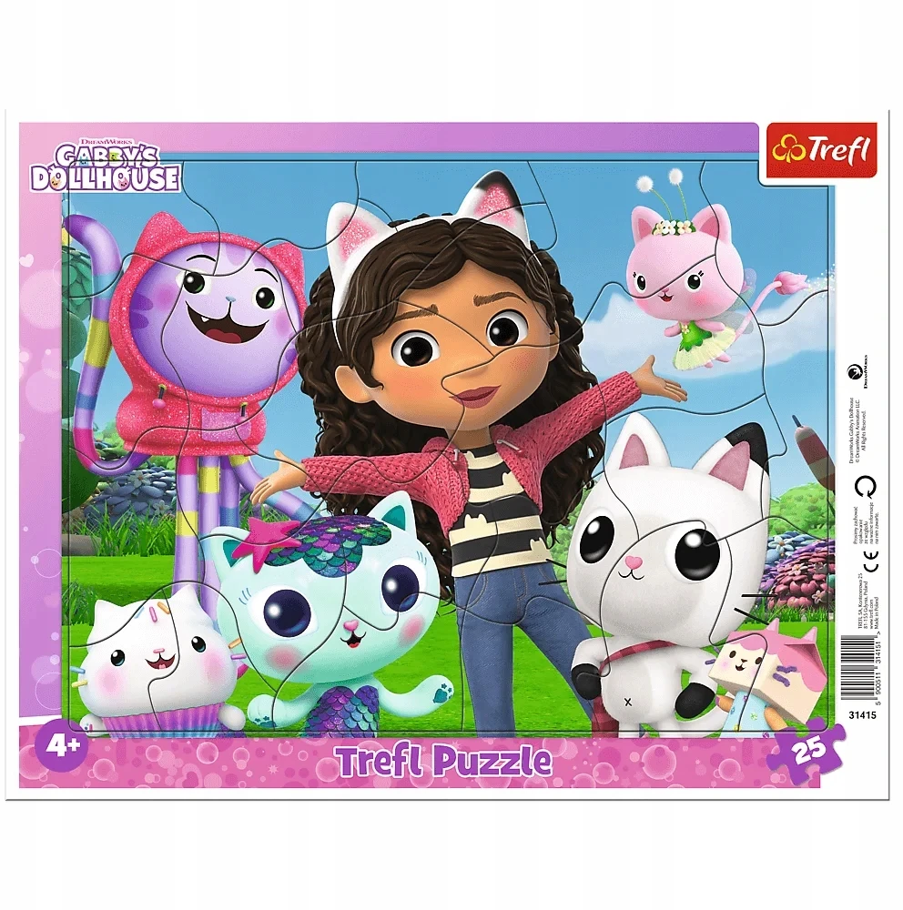 Trefl Gabby's Dollhouse Dėlionė 25 vnt.