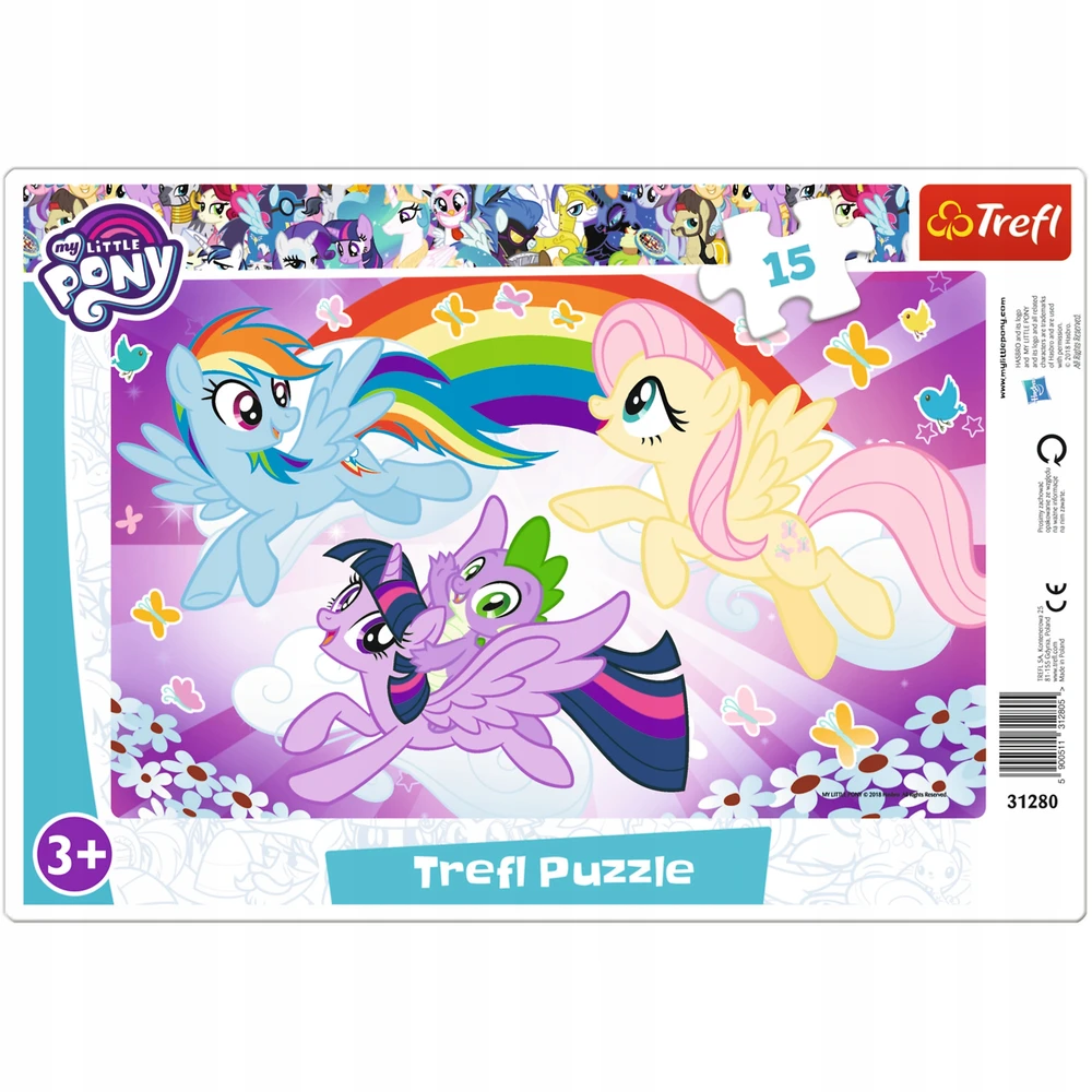 TREFL MY LITTLE PONY dėlionė „Mažieji poniai“, 15 det.