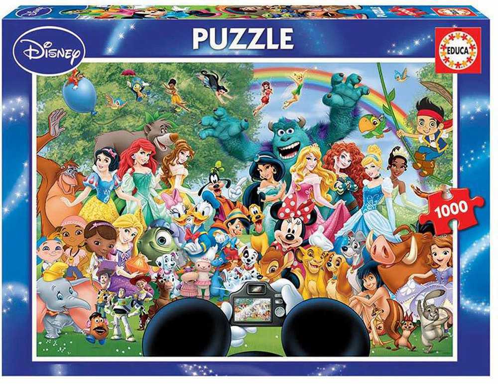 Educa dėlionė 1000 vnt. - Disney personažai