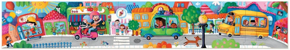 Educa dėlionė 26 vnt. - Miesto transporto priemonės