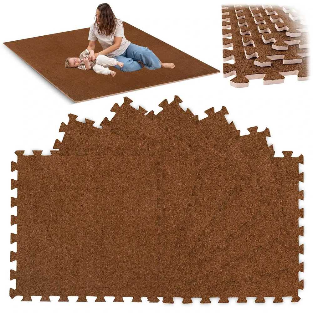 Dėlionės kilimėlis iš porolono 180 x 120 cm Massido 6 vnt
