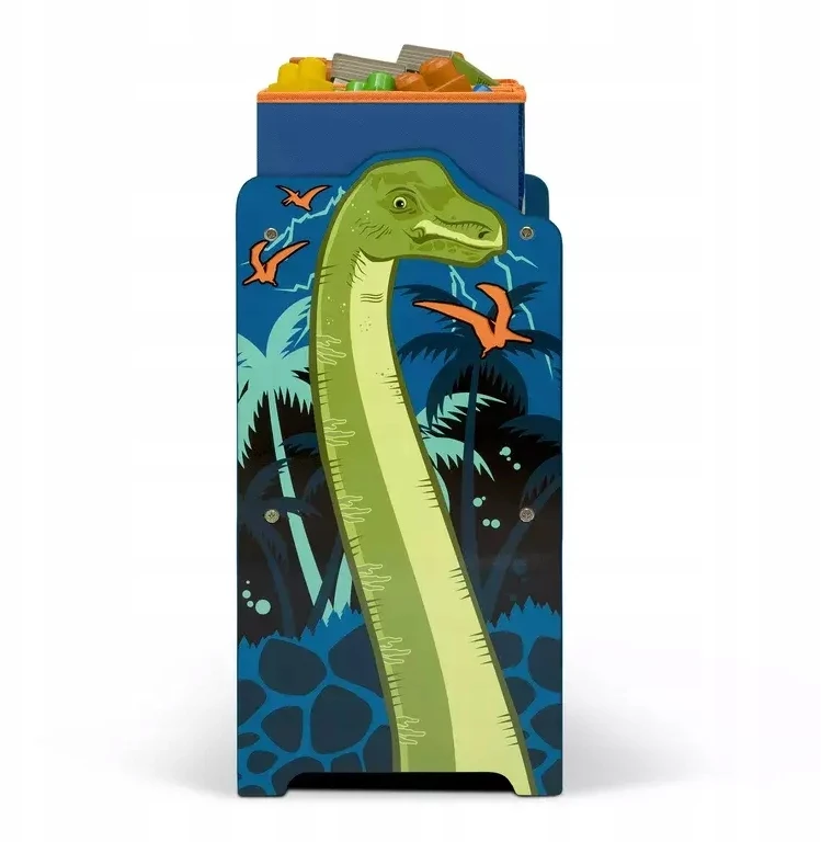Delta Children DINOZAURY DINOZAUR REGAŁ POJEMNIKI ZABAWKI PÓLKA MEBLE ORGANIZER DZIECI