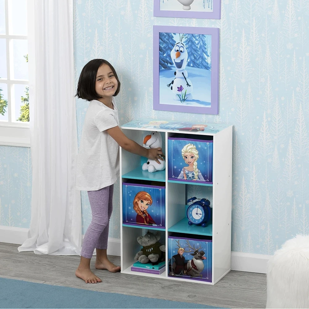 Delta Children KRAINA LODU DUŻY ORGANIZER POJEMNIK REGAŁ BIBLIOTECZKA PÓŁKA DZIECI