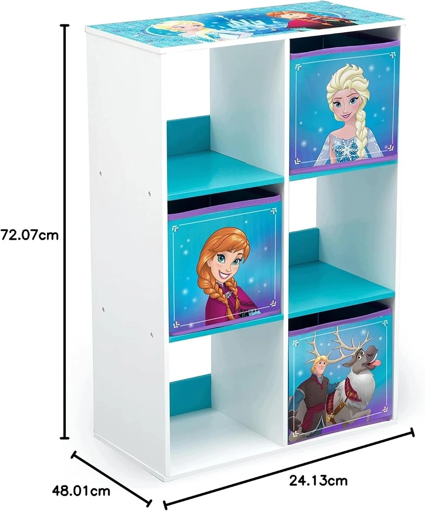 Delta Children KRAINA LODU DUŻY ORGANIZER POJEMNIK REGAŁ BIBLIOTECZKA PÓŁKA DZIECI