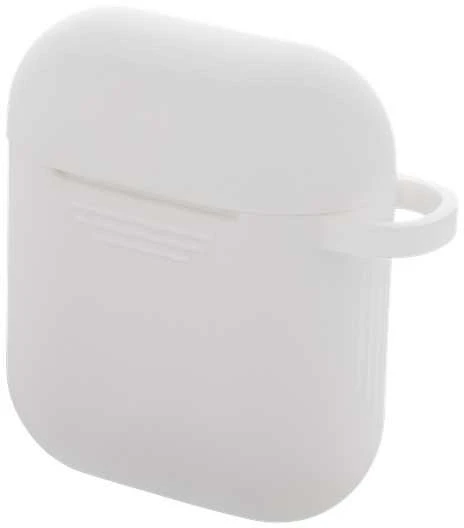 DELTACO „AirPods“ silikono dėklas, baltas / MCASE-AIRPS002