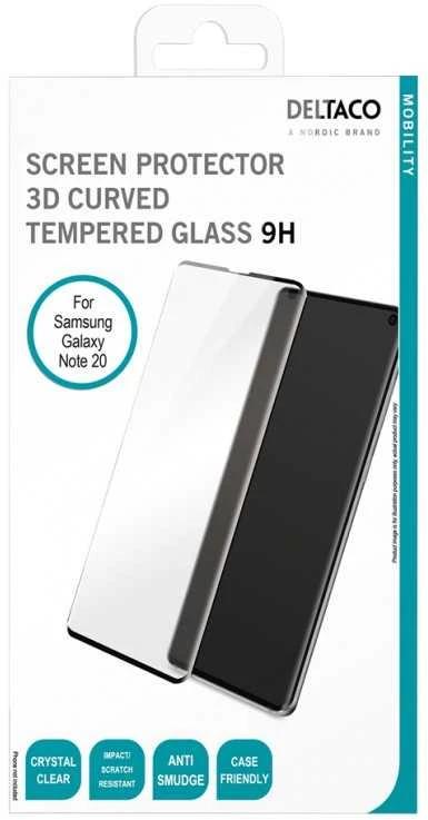 „DELTACO“ ekrano apsauga, „Samsnug Galaxy Note 20“, 3D lenktas stiklas SCRN-N20
