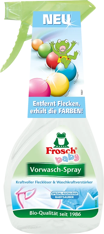 Dėmių išėmėjas Frosch baby pirminiam skalbimui 300ml