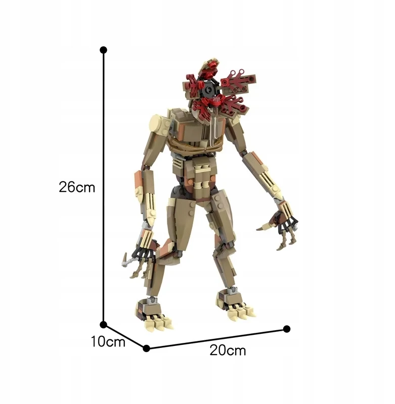 DEMOGORGON ĮKVĖPTAS KEISTŲ DALYKŲ BLOKŲ RINKINYS VAIKAMS