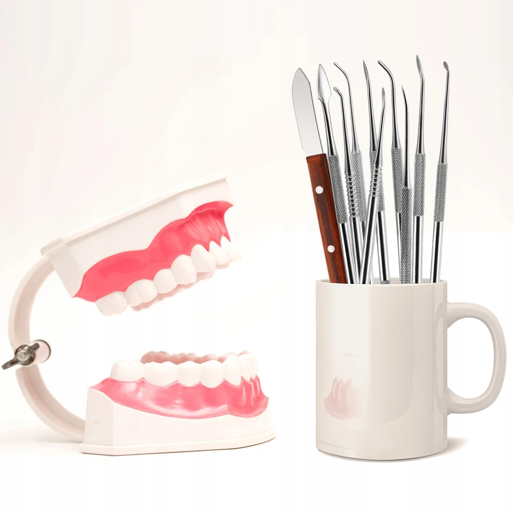 DENTAL RINKINYS NERŪDijančiojo PLIENO KERAMINIS GRAVIAVIMAS
