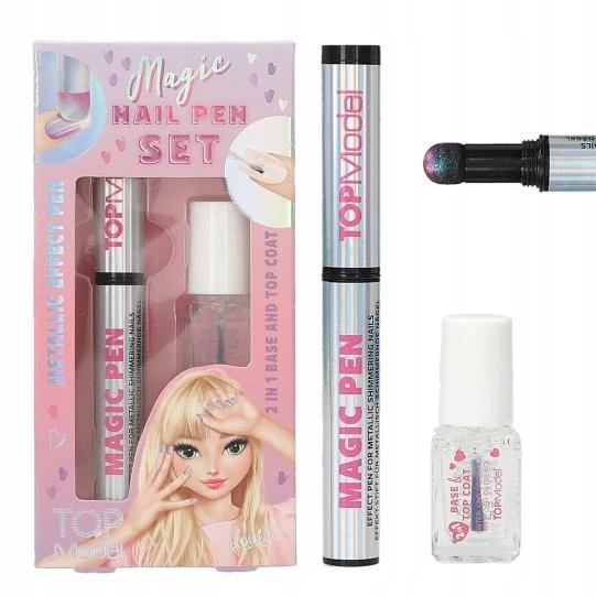 Depesche Nagų rinkinys: stebuklingas žymeklis ir TOPModel Beauty&Me MagicNail 13498 viršutinis sluoksnis