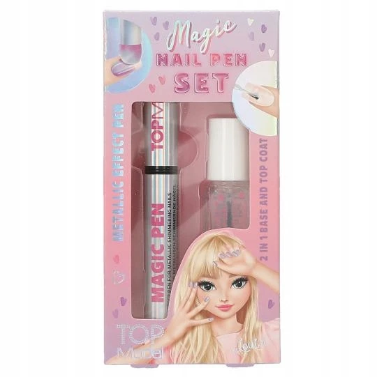 Depesche Nagų rinkinys: stebuklingas žymeklis ir TOPModel Beauty&Me MagicNail 13498 viršutinis sluoksnis