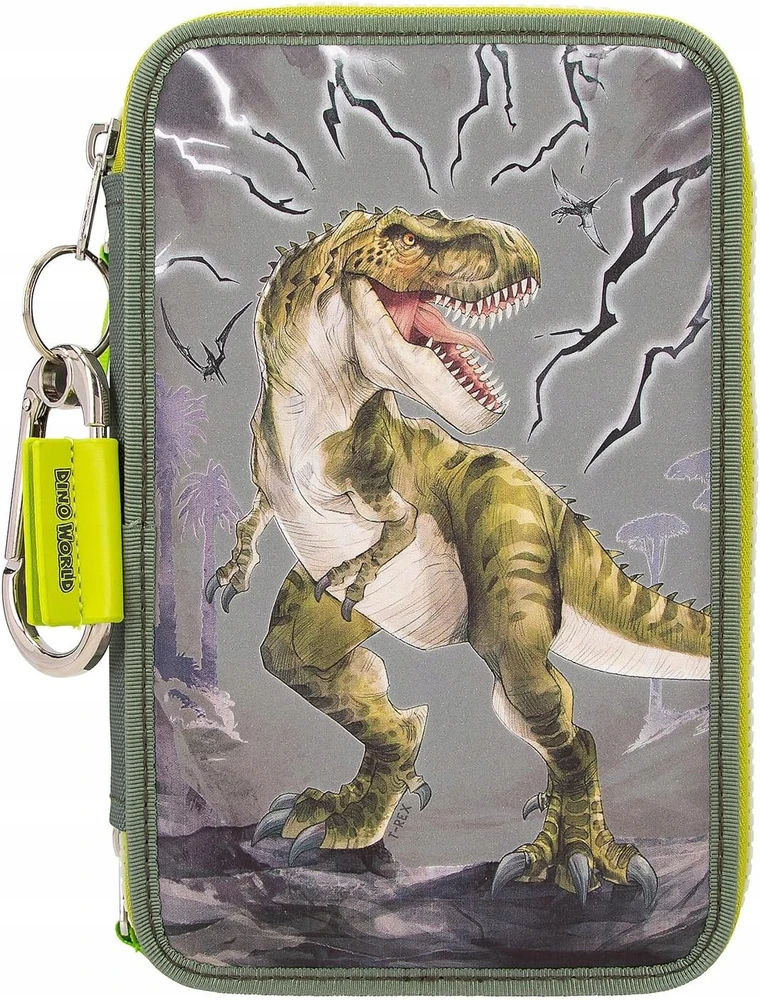 Depesche Top Model 11758 Dino World Reflector rašinėlių dėklas su priedais